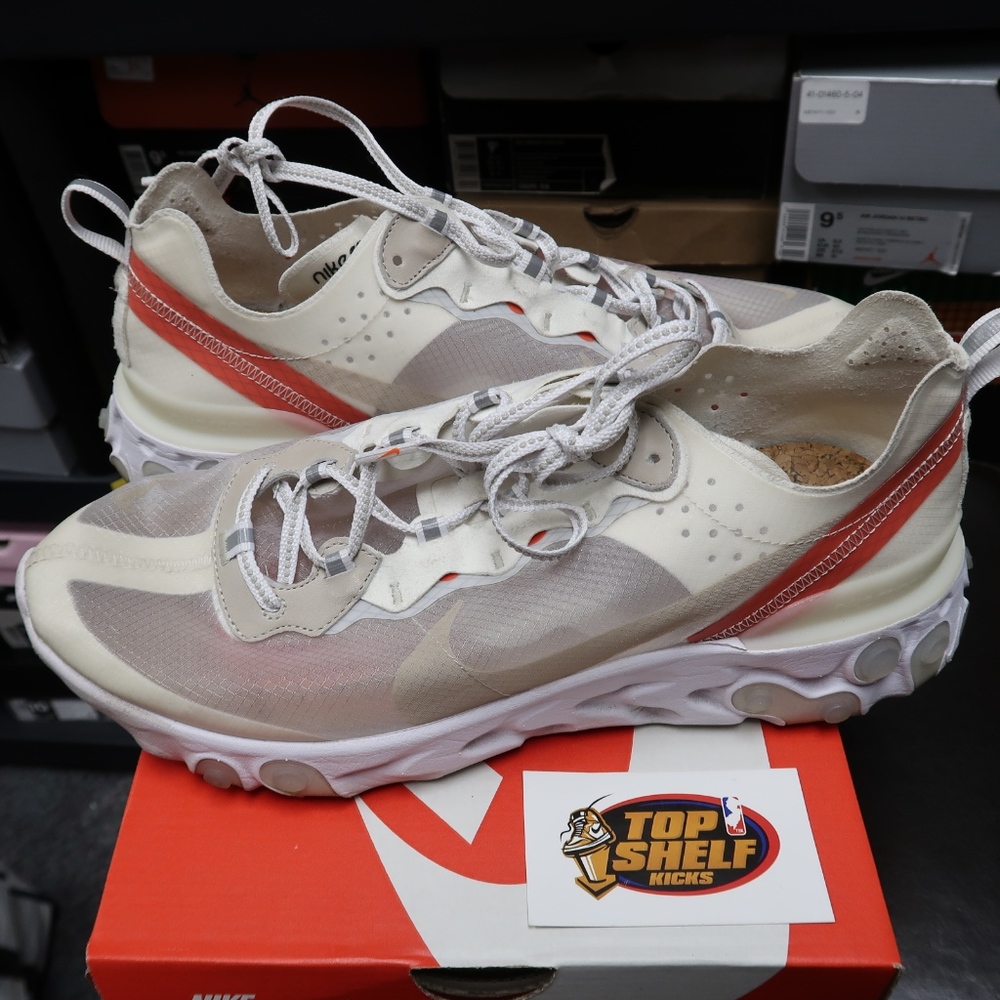Nike React Element 87 Size 12 Sail - image 1